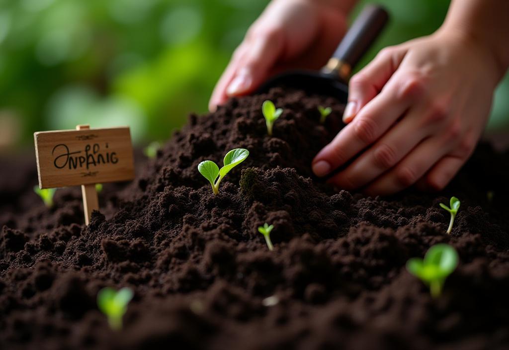 Premium organic compost for sustainable gardening